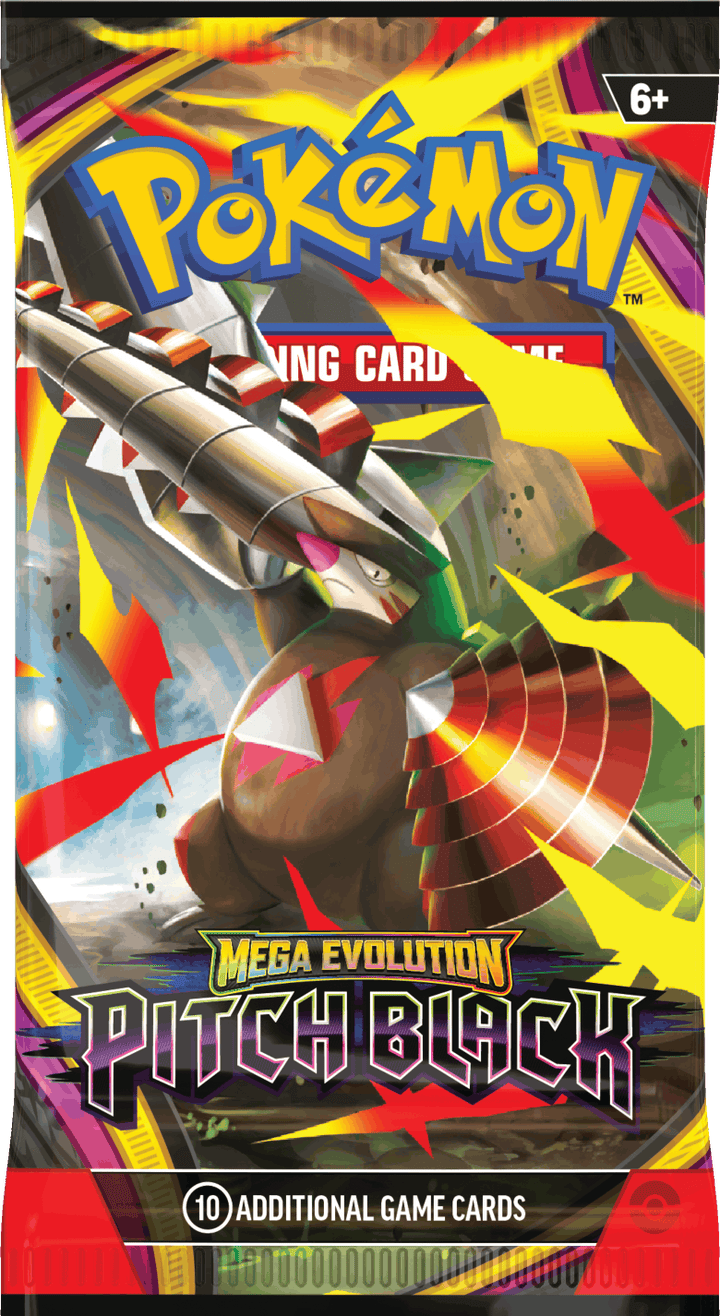 Pokémon Mega Evolution – Pitch Black, englisches Boosterpack mit Mega Excadrill